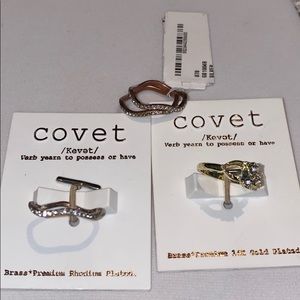 Covet Ring Bundle- NWT